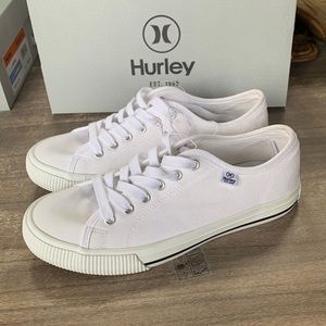 Preowned Womens Hurley Carrie White Casual Sneaker